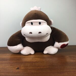 Squish mellow Gorilla plush animal Toy large Size Brown And Tan Color Scheme
